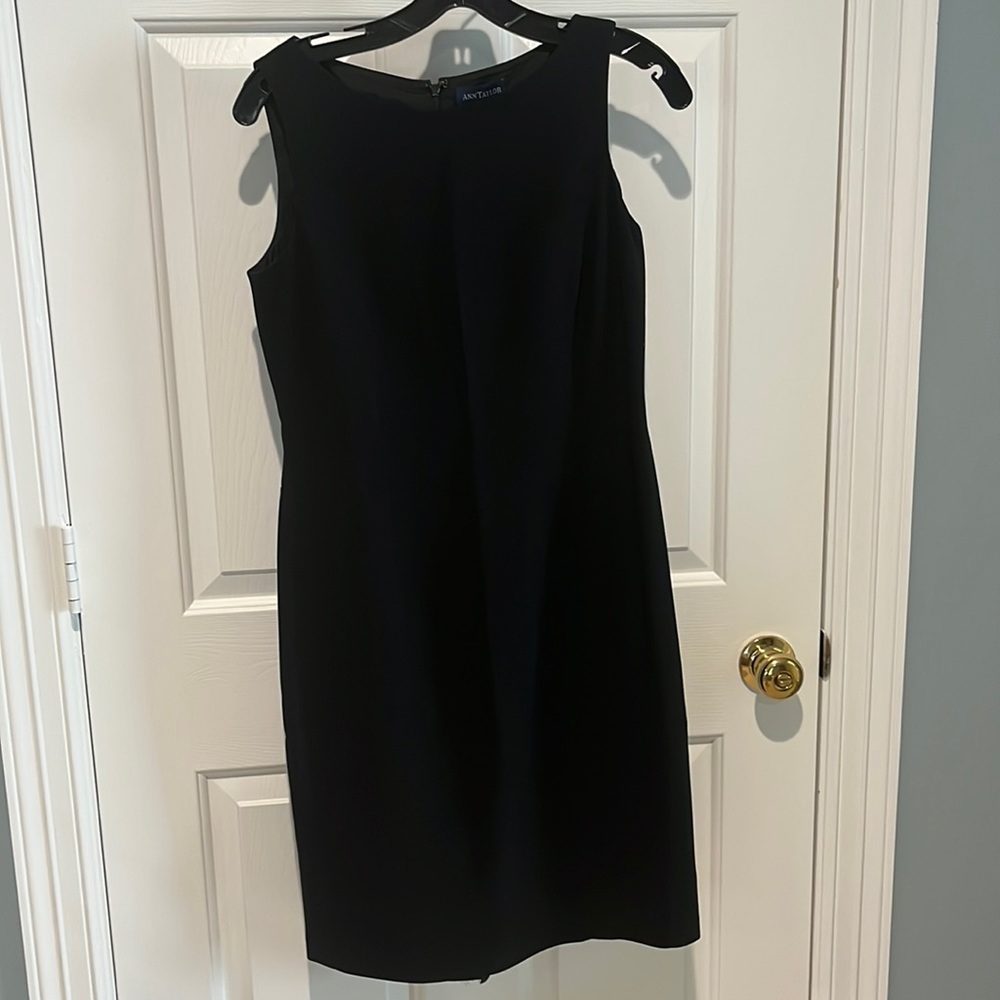 Ann Taylor Black Sheath Dress - Size 4